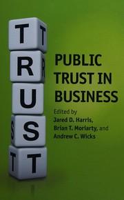 Cover of Public Trust in Business by Jared D. Harris