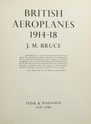 Front cover of British aeroplanes, 1914-18 by J. M. Bruce