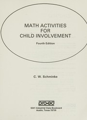 Cover of Math activities for child involvement by Clarence W. Schminke