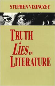 Front cover of Truth and lies in literature by Stephen Vizinczey