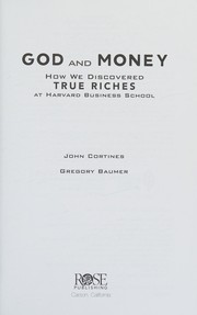 Cover of God and money by Gregory Baumer