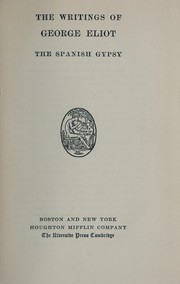 Front cover of The Spanish gypsy by George Eliot
