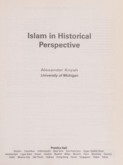 Front cover of Islam in Historical Perspective by Alexander (Sasha) Knysh