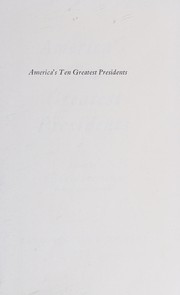 Front cover of America's ten greatest presidents by Morton Borden