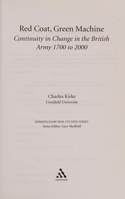 Cover of Red coat, green machine by Charles Kirke