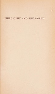Front cover of Philosophie und Welt by Karl Jaspers