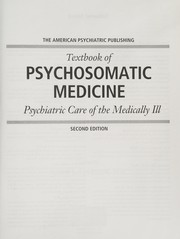 Front cover of The American Psychiatric Publishing textbook of psychosomatic medicine by James L. Levenson