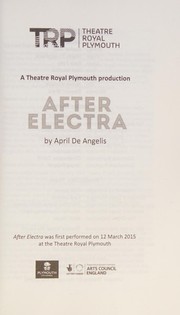 Cover of After Electra by April de Angelis