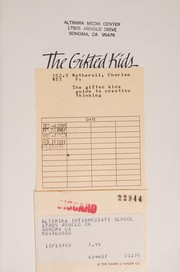 Cover of The gifted kids guide to creative thinking by Charles F. Wetherall