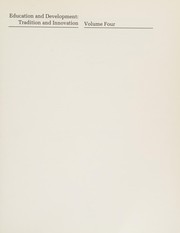 Cover of Education and development by James Lynch