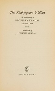 Front cover of The Shakespeare Wallah by Geoffrey Kendal