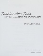 Front cover of Fashionable food by Sylvia Lovegren