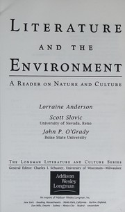 Front cover of Literature and the environment by Lorraine Anderson