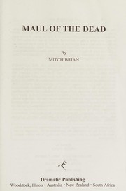 Front cover of Maul of the dead by Mitch Brian