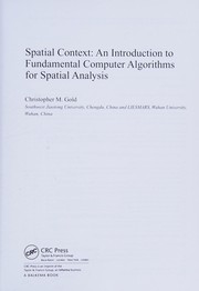 Cover of Spatial Context by Christopher Gold