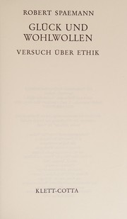 Cover of Glück und Wohlwollen by Robert Spaemann