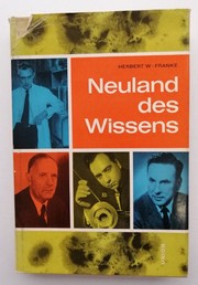 Cover of Neuland des Wissens by Herbert W. Franke