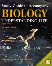Front cover of Study Guide to Accompany Biology by Sandra Alters