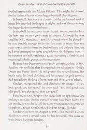 Cover of Deion Sanders by Glen Macnow