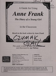 Cover of A guide for using Anne Frank, the diary of a young girl in the classroon by Mari Lu Robbins