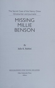 Cover of Missing Millie Benson by Julie K. Rubini