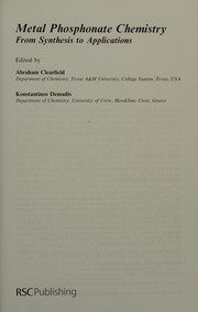 Front cover of Metal Phosphonate Chemistry by Abraham Clearfield