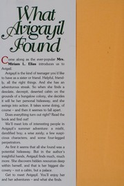 Front cover of What Avigayil found by Miriam L. Elias