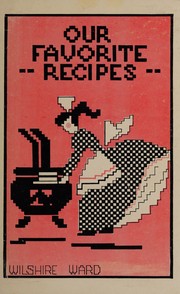 Front cover of Our favorite recipes by Maude Frances Smeath Weight