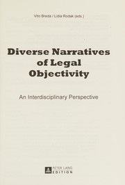 Front cover of Diverse Narratives of Legal Objectivity by Vito Breda