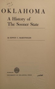 Cover of Oklahoma by Edwin C. McReynolds
