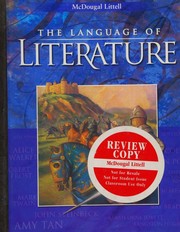 Front cover of The language of literature [Grade 10] by Arthur N. Applebee
