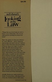 Front cover of Neil Chayet's Looking at the law by Neil L. Chayet