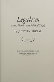 Cover of Shklar by Judith N. Shklar