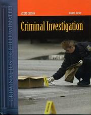Front cover of Criminal investigation by Ronald F. Becker