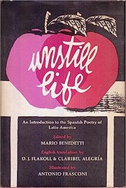 Front cover of Unstill life by Mario Benedetti