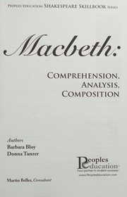 Cover of Macbeth by Barbara Bloy