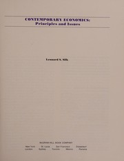 Front cover of Contemporary economics by Leonard Solomon Silk