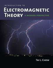 Front cover of Introduction to Electromagnetic Theory by Tai L. Chow