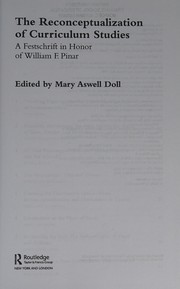 Cover of Reconceptualization of Curriculum Studies by Mary Aswell Doll