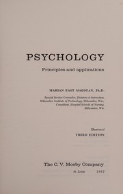 Front cover of Psychology by Marian East Madigan