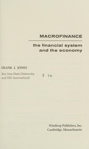 Cover of Macrofinance by Frank Joseph Jones