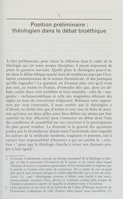 Front cover of L' expérience bioéthique de la responsabilité by Bruno Cadoré