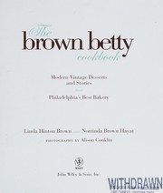 Front cover of The Brown Betty cookbook by Linda Hinton Brown