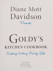 Front cover of Diane Mott Davidson presents Goldy's kitchen cookbook by Diane Mott Davidson