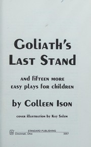Cover of Goliath's last stand by Colleen Ison