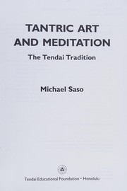 Cover of Tantric art and meditation by Michael R. Saso