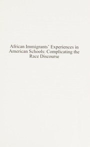 Front cover of African Immigrants' Experiences in American Schools by Shirley Mthethwa-Sommers