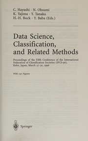 Front cover of Data science, classification, and related methods by International Federation of Classification Societies. Conference