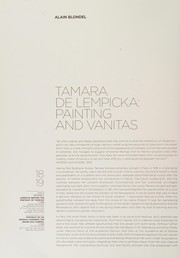 Cover of Lempicka by Tamara de Lempicka