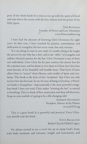 Front cover of A Practical Guide to Evangelism-supernaturally by Chris Overstreet